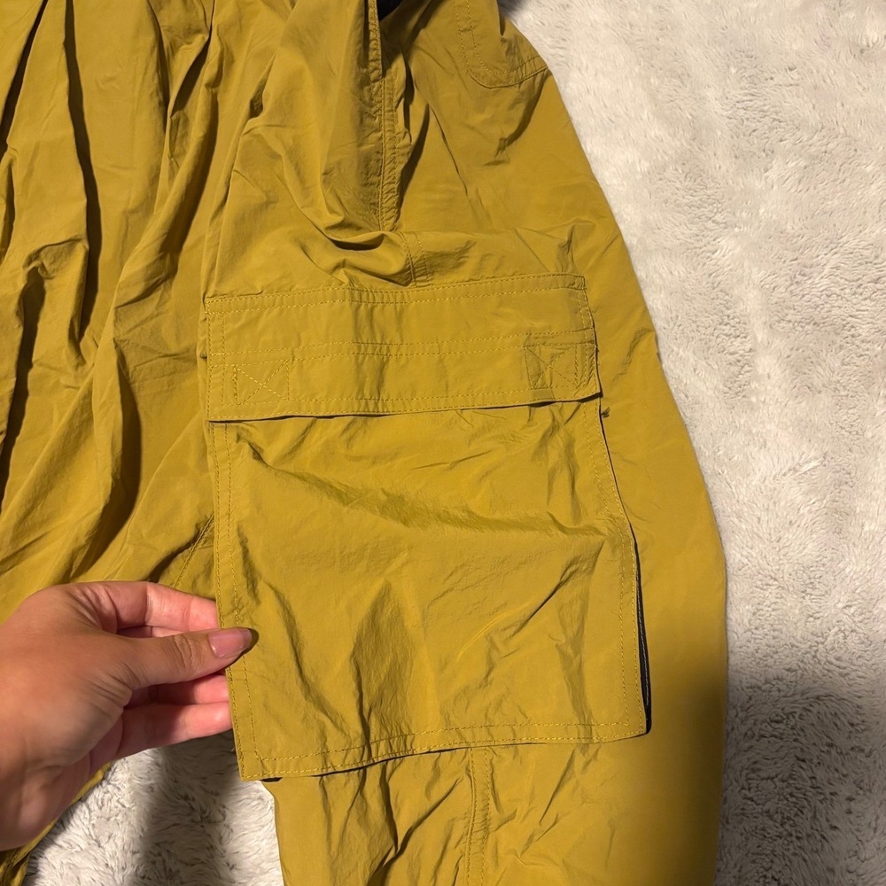Free People FP Movement Women Colorblock Nylon Cargo Pants Hiking Size M Yellow - Picture 3 of 7